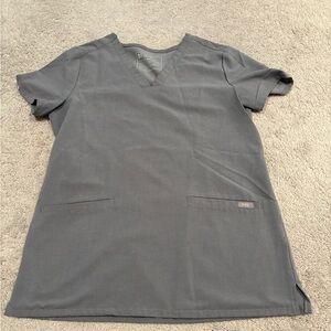 Figs XS Gray [PO 2153] Casma Scrub Top